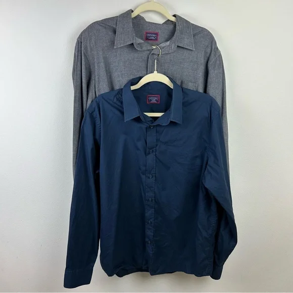 Bundle of long-sleeve Untuckit button down dress shirts size: XL - Picture 2 of 13